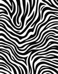 Bold Black White Striped Pattern Rug
