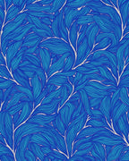 Oceanic Leaf Pattern Rug