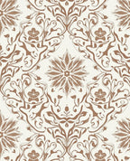Symmetrical Floral Vine Pattern Design Rug