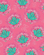 Pink Floral Whimsical Abstract Rug