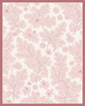 Delicate Pink Floral Botanical Design Rug