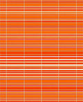 Orange Red Stripe Pattern Rug