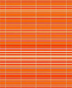 Orange Red Stripe Pattern Rug