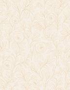 Elegant Nature Inspired Swirl Pattern Rug