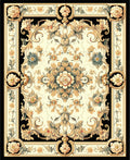 Classic Floral Scrollwork Pattern Rug