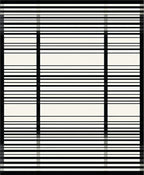 Sharp Black White Grid Lines Rug