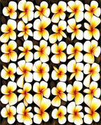 Golden Flower Pattern Tropical Chic Design Rug