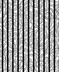 Striped Abstract Organic Pattern Rug