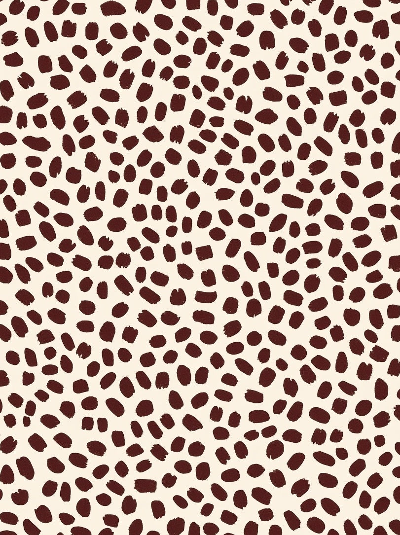 Brown Spots All Over Design Rug