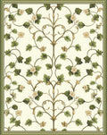 Regal Vine With Floral Detail Rug