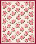 Pink Rose Floral Pattern Design Rug