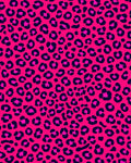 Hot Pink Leopard Print Pattern Rug