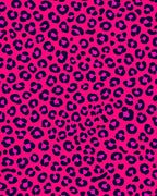 Hot Pink Leopard Print Pattern Rug