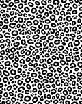 Bold Black White Animal Spots Rug