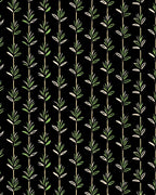 Vertical Garden Plant Pattern Rug