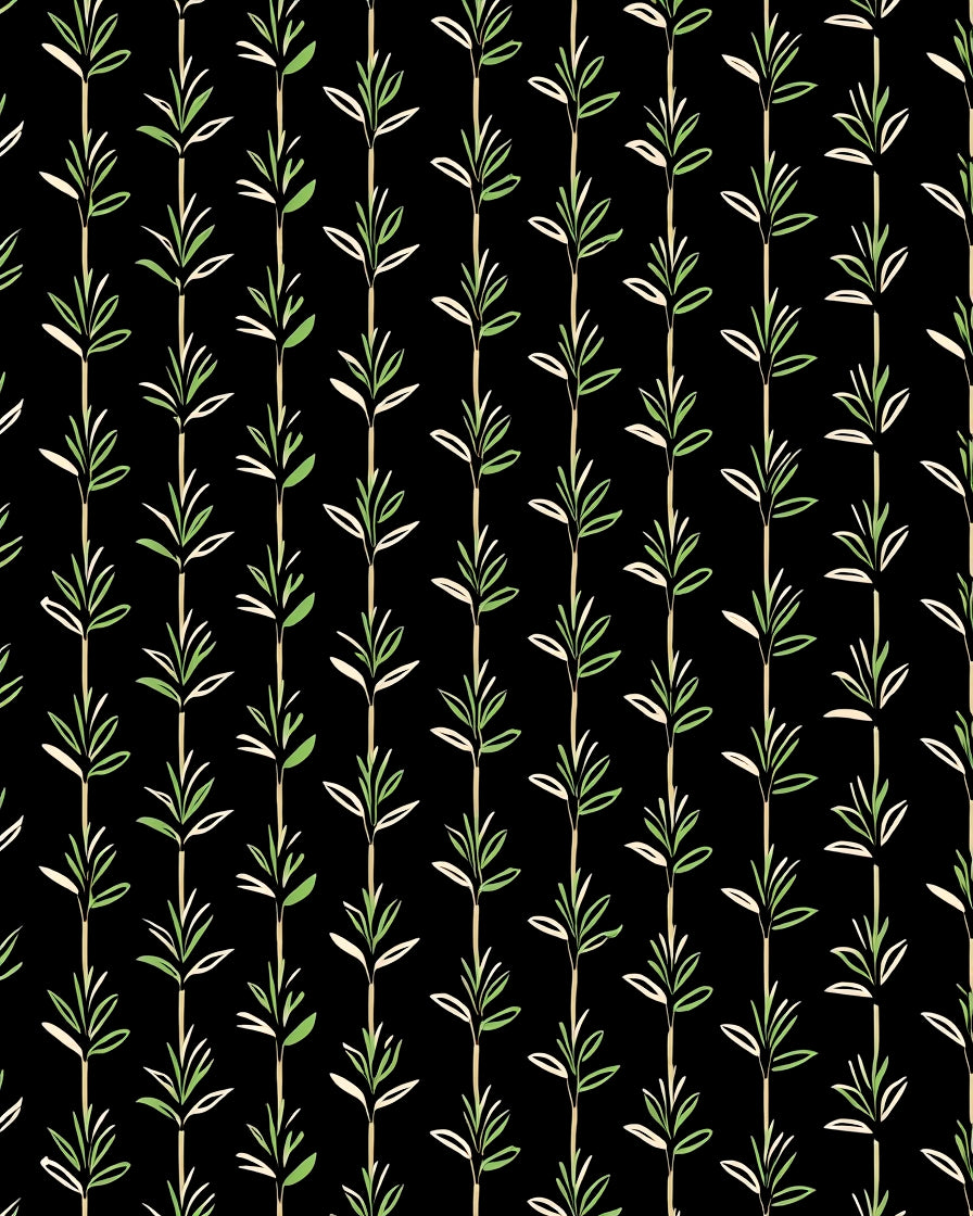 Vertical Garden Plant Pattern Rug