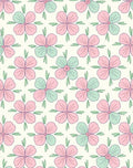 Pastel Floral Pattern Delight Rug