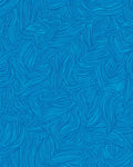 Textured Blue Wavy Pattern Rug