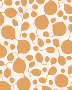 Modern Organic Amber Shapes Rug