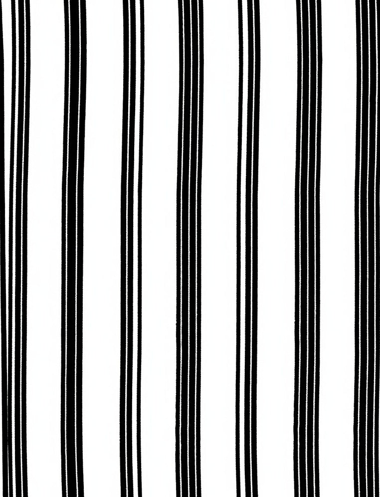 Bold Black White Pinstripe Design Rug