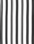 Bold Black White Pinstripe Design Rug