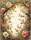 Enchanted Garden Floral Tree Canopy Rug
