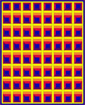 Bold Geometric Retro Pattern Rug