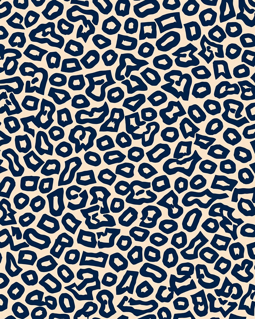 Wild Animal Print Contemporary Design Rug