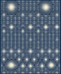 Radial Starburst Geometric Pattern Rug