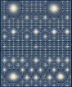 Radial Starburst Geometric Pattern Rug