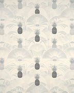Tropical Pineapple Fan Art Deco Rug