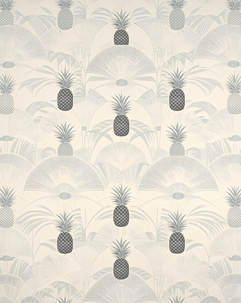 Tropical Pineapple Fan Art Deco Rug