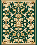 Ornate Floral Vine Pattern Rug