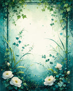 Enchanted Garden Floral Design Rug