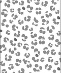 Scattered Grey Petal Pattern Design Rug