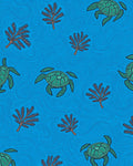 Underwater Sea Turtle And Coral Pattern Rug