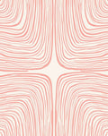 Coral Organic Lines Pattern Rug