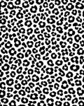 Bold Black Animal Spot Pattern Rug