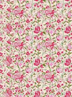 Whimsical Floral Pattern with Pink Roses Rug