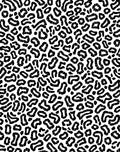 Bold Black White Animal Spots Pattern Rug