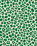 Abstract Green Floral Funky Pattern Rug