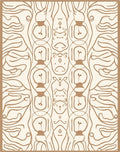 Boho Eclectic Abstract Lightbulb Rug