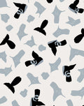 Abstract Silhouette Pattern Rug