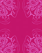 Abstract Swirls Line Art Rug