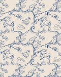 Abstract Swirling Floral Pattern Design Rug