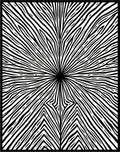 Bold Radial Wood Grain Pattern Rug