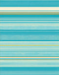 Coastal Blue Stripe Design Rug