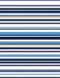 Classic Blue Stripe Pattern Rug