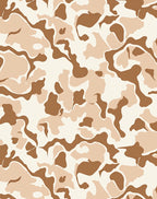 Camouflage Desert Abstract Organic Pattern Rug