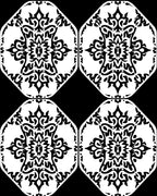 Monochromatic Intricate Medallion Pattern Rug